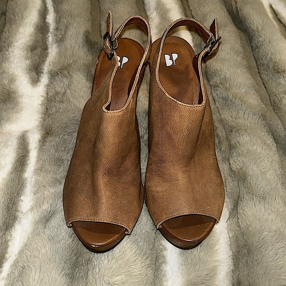 BP Peep Toe Wedges - Picture 3 of 6